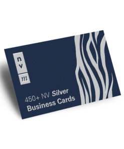 Best printer in sydney for Business Cards Metal silver_business card