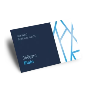 350gsm Plain Standard Business Cards