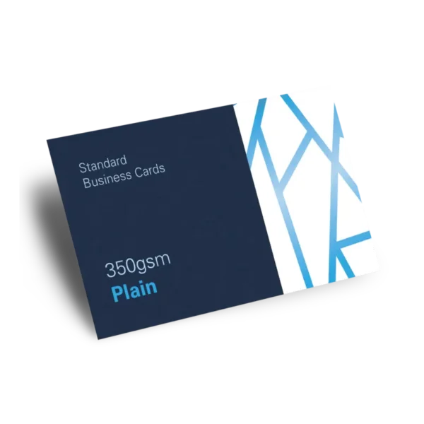 350gsm Plain Standard Business Cards