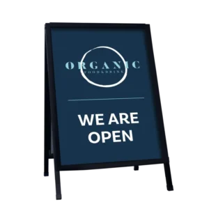 Signage & Display - Metal A-Frames with 5mm TEKflute inserts