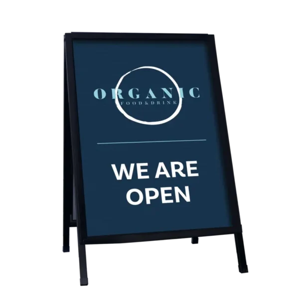 Signage & Display - Metal A-Frames with 5mm TEKflute inserts