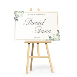 Signage & Display - Wedding Event Seating Plan & Welcome Signs