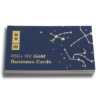 450gsm Business Cards Print - Velvet Laminate Metal Gold Silver