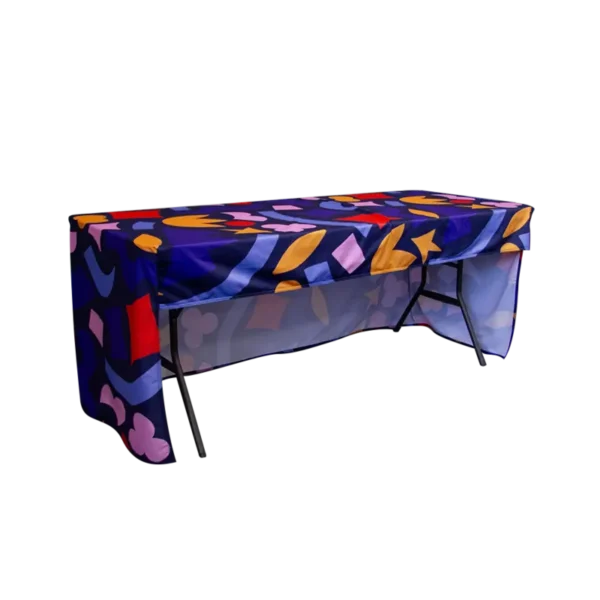 Soft Signage – Fabric Table Cloths