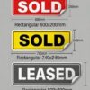 Sold Stickers - Real Estate Print