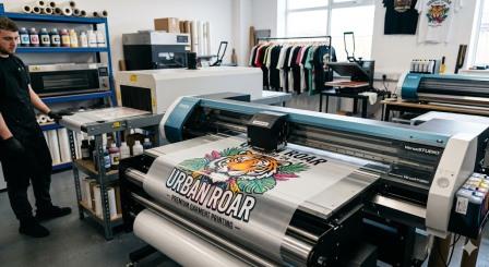 DTF Gang Sheet printed CMYK+White
